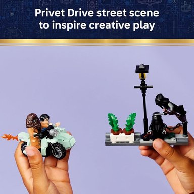 LEGO HARRY POTTER ESCAPE DE PRIVET DRIVE HAGRID Y HARRY 76459 - 4