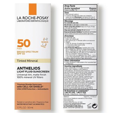 PROTECTOR SOLAR FACIAL CON COLOR ULTRALIGERO SPF 40 ANTHELIOS LA ROCHE-POSAY 1.7 OZ / 50 ML - 3