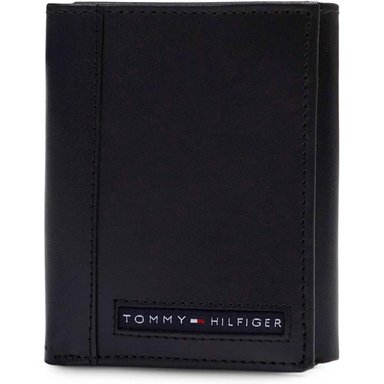 BILLETERA TOMMY HILFIGER SLIM TRIFOLD BLACK HOMBRE - 1