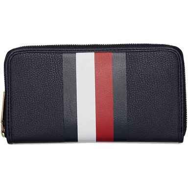 BILLETERA TOMMY HILFIGER STRIPE NAVY HOMBRE - 1