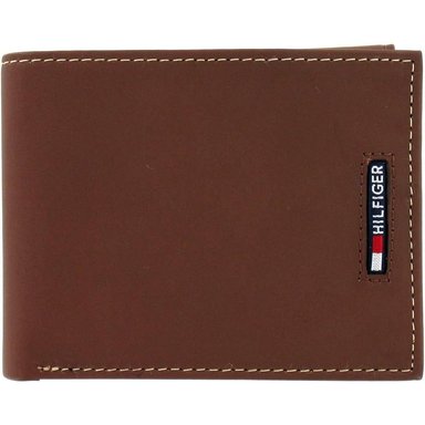 BILLETERA TOMMY HILFIGER BIFOLD BROWN HOMBRE - 1