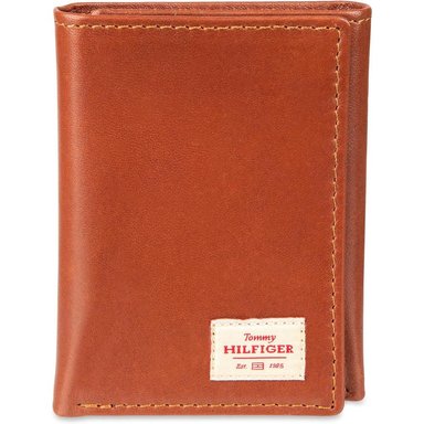 BILLETERA TOMMY HILFIGER TRIFOLD COGNAC HOMBRE - 1