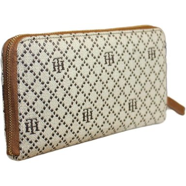 BILLETERA TOMMY HILFIGER ZIP ARROUND BROWN MUJER - 2