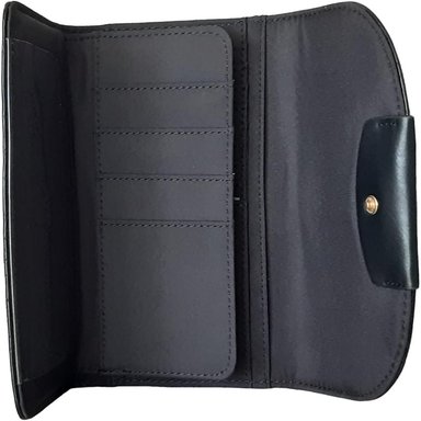 BILLETERA TOMMY HILFIGER CHECKBOOK RELIEVE BLACK MUJER - 4