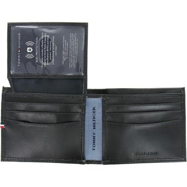 BILLETERA TOMMY HILFIGER RFID PROTECTION BLACK HOMBRE - 3