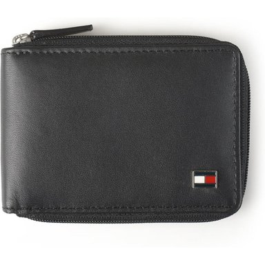 BILLETERA TOMMY HILFIGER OXFORD BLACK MARRÓN - 1