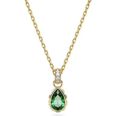 SWAROVSKI COLLAR PENDIENTE PERA CHROMA ORO | VERDE - 1