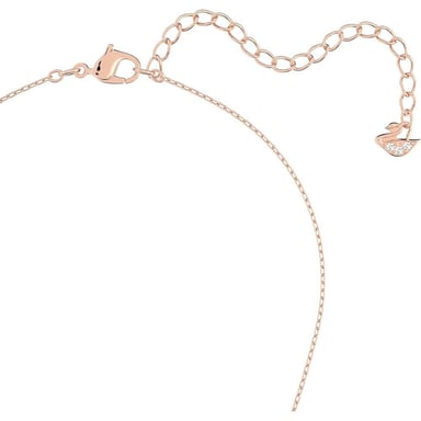SWAROVSKI COLLAR PENDIENTE INFINITO CORAZÓN HYPERBOLA MIXTO | ORO ROSA - 2