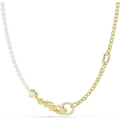 SWAROVSKI COLLAR SS26 | BLANCO/DORADO - 1