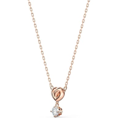 SWAROVSKI COLLAR PENDIENTE CORAZÓN LIFELONG HEART ORO ROSA | ORO ROSA - 2