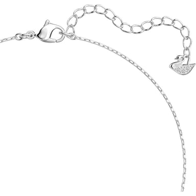 SWAROVSKI COLLAR PENDIENTE CORAZÓN MESMERA RODIO | TRANSPARENTE - 3