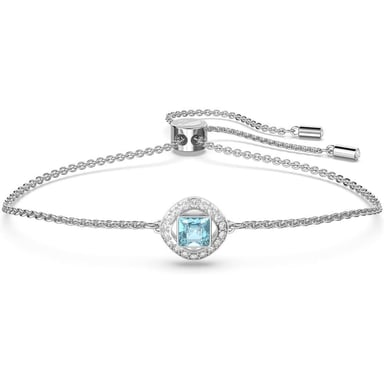 SWAROVSKI PULSERA CUADRADA ANGELIC SQUARE RODIO | AGUA - 1