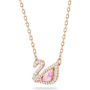 SWAROVSKI COLLAR CON PENDIENTE SWAN ORO ROSA | ORO ROSA - 3
