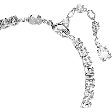 SWAROVSKI PULSERA TENNIS MATRIX RODIO | ROSA - 3