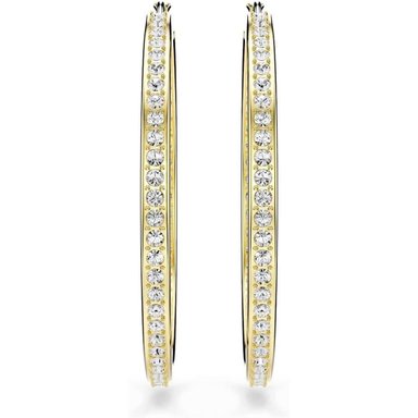 SWAROVSKI ARETES ARO PAVÉ CRISTALES ORO | DORADO - 2