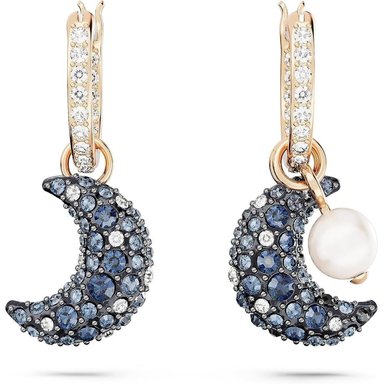 SWAROVSKI ARETES COLGANTES LUNA SUBLIMA ORO ROSA | ORO ROSA/OSCURO - 2