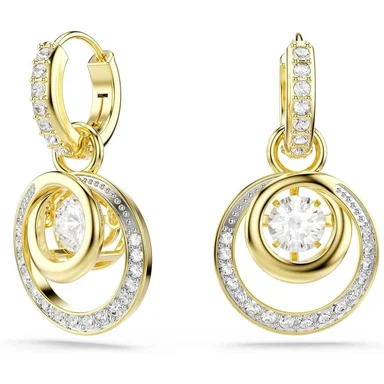 SWAROVSKI ARETES COLGANTES HYPERBOLA | DORADO/BLANCO - 1