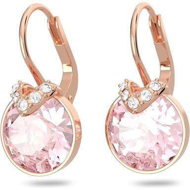 SWAROVSKI ARETES COLGANTES BELLA V ORO ROSA | ROSA - 2