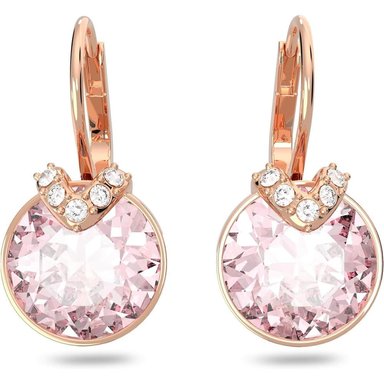 SWAROVSKI ARETES COLGANTES BELLA V ORO ROSA | ROSA - 3