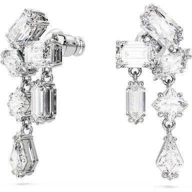 SWAROVSKI ARETES COLGANTES CORTOS MIXTO MESMERA RODIO | PLATEADO - 2