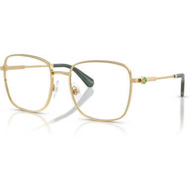 SWAROVSKI MONTURA CUADRADO SK1036 53 MM MUJER | GOLD/GREEN/DEMO LENS - 2