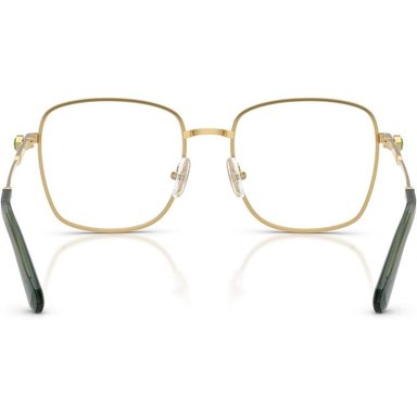 SWAROVSKI MONTURA CUADRADO SK1036 53 MM MUJER | GOLD/GREEN/DEMO LENS - 4