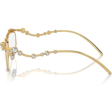 SWAROVSKI MONTURA SK1015 55 MM MUJER | GOLD/DEMO LENS - 3