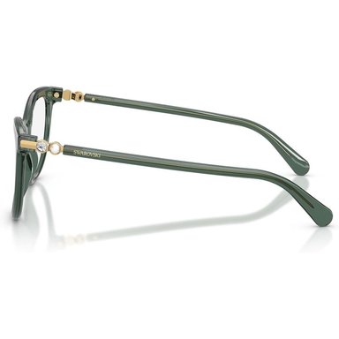SWAROVSKI MONTURA SK2064 51 MM MUJER | TRANSPARENT GREEN/DEMO LENS - 3