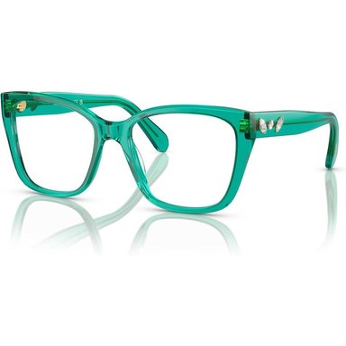 SWAROVSKI MONTURA CUADRADO SK2008 51 MM MUJER | CRYSTAL GREEN/DEMO LENS - 2