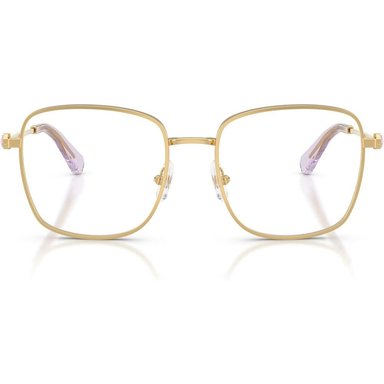 SWAROVSKI MONTURA CUADRADO SK1036 53 MM MUJER | GOLD/LIGHT VIOLET/DEMO LENS - 1