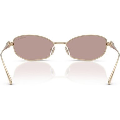 SWAROVSKI MONTURA SK7042 55 MM MUJER | PALE GOLD/PINK/LIGHT PURPLE BROWN - 4