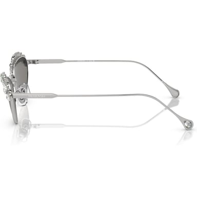 SWAROVSKI LENTES DE SOL OVAL SK7009 55 MM MUJER | SILVER/LIGHT GREY MIRRORED SILVER - 3