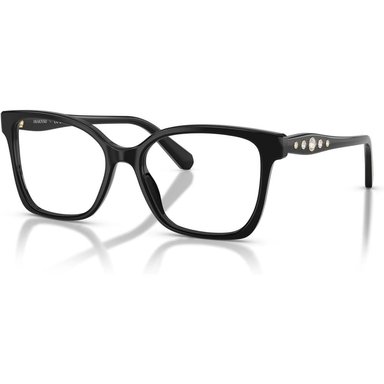 SWAROVSKI MONTURA CUADRADO SK2061 53 MM MUJER | BLACK/DEMO LENS - 2