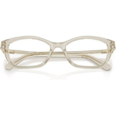 SWAROVSKI MONTURA CUADRADO SK2065 54 MM MUJER | TRANSAPRENT BEIGE/DEMO LENS - 5