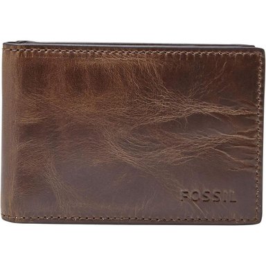 BILLETERA FOSSIL DELGADA MINIMALISTA HOMBRE - 1