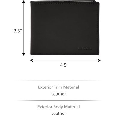 BILLETERA FOSSIL DERRICK BLOQUEO RFID CON TARJETERO HOMBRE - 2