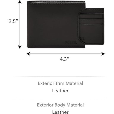 BILLETERA FOSSIL CON TARJETERO HOMBRE - 4
