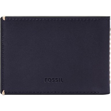 BILLETERA FOSSIL DELGADA MINIMALISTA DE PIEL HOMBRE - 3