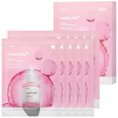 MASCARILLA FACIAL EN AMPOLLA PEPTIDO ROSA MEDICUBE PDRN 7.78 OZ / 230 ML - 1