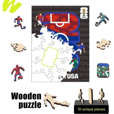 ROMPECABEZAS BOLSILLO FIFA WORLD CUP 2026 TEMATICA 26 PCS - 4