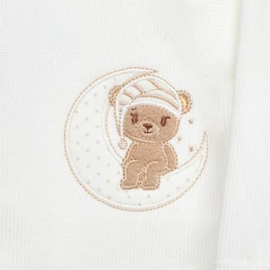 CONJUNTO UNISEX LIMA FASHION KIDS BEIGE ESPECIAL AJUAR BEBÉ DULCE ESTRELLA 6 PIEZAS 0-3M - 2