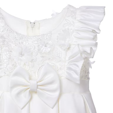 VESTIDO MAXI NIÑA LIMA FASHION KIDS BLANCO BAUTIZO PALOMA - 3