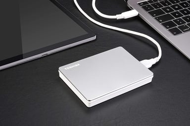 DISCO DURO EXTERNO TOSHIBA CANVIO FLEX 2 TB SILVER HDTX120XSCAA - 5