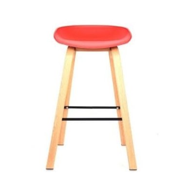 SILLA BAR MOBEL ART PERU BARRA MISURI BANCO FIJO MOBELART ROJO - 2