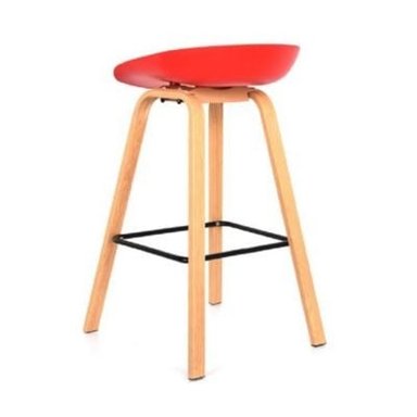 SILLA BAR MOBEL ART PERU BARRA MISURI BANCO FIJO MOBELART ROJO - 3