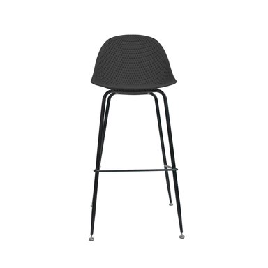 SILLA BAR MOBEL ART PERU YOKU FIJA MOBELART ACERO NEGRO - 2