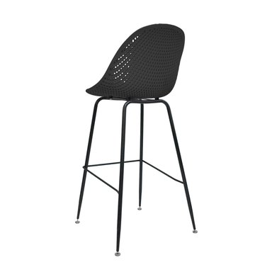 SILLA BAR MOBEL ART PERU YOKU FIJA MOBELART ACERO NEGRO - 4
