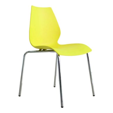 SILLA DE DISEÑO MOBEL ART PERU BRENDA AMARILLO MOBELART - 1