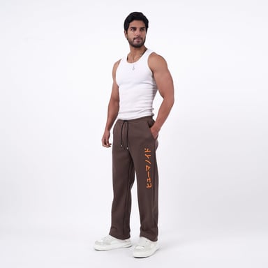 PANTALON BUZO 1921 HOMBRE WIDE LEG - DEPORN X2 FRANELA - 4