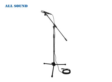 KIT DE PEDESTAL CON MICRÓFONO SM-PG58T – ALL SOUND - 1